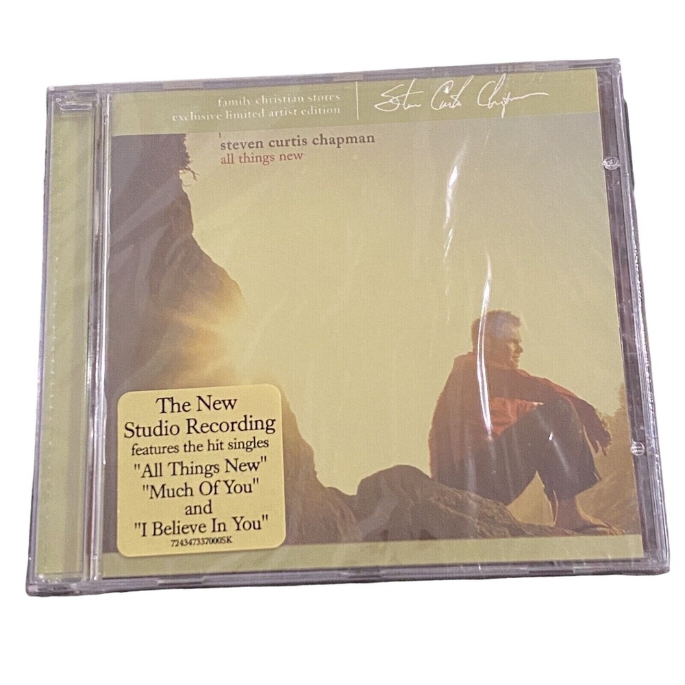 Steven Curtis Chapman All Things New CD Contemporary Christian Music Religious